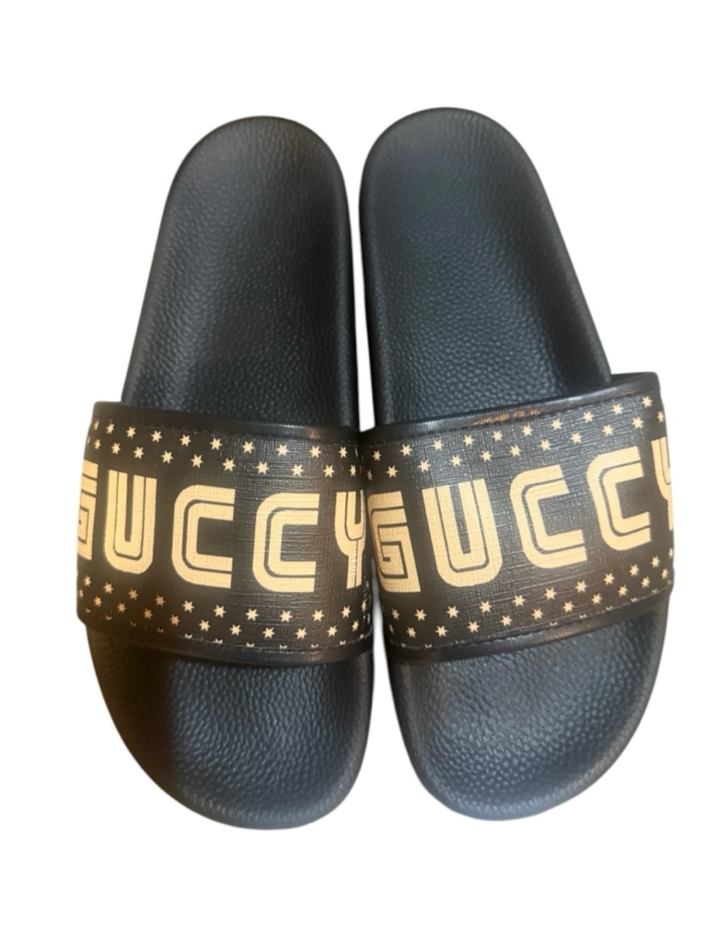 Rubber slides, Gucci x SEGA Guccy Logo Sandals in excellent conditions. - Picture 11 of 12